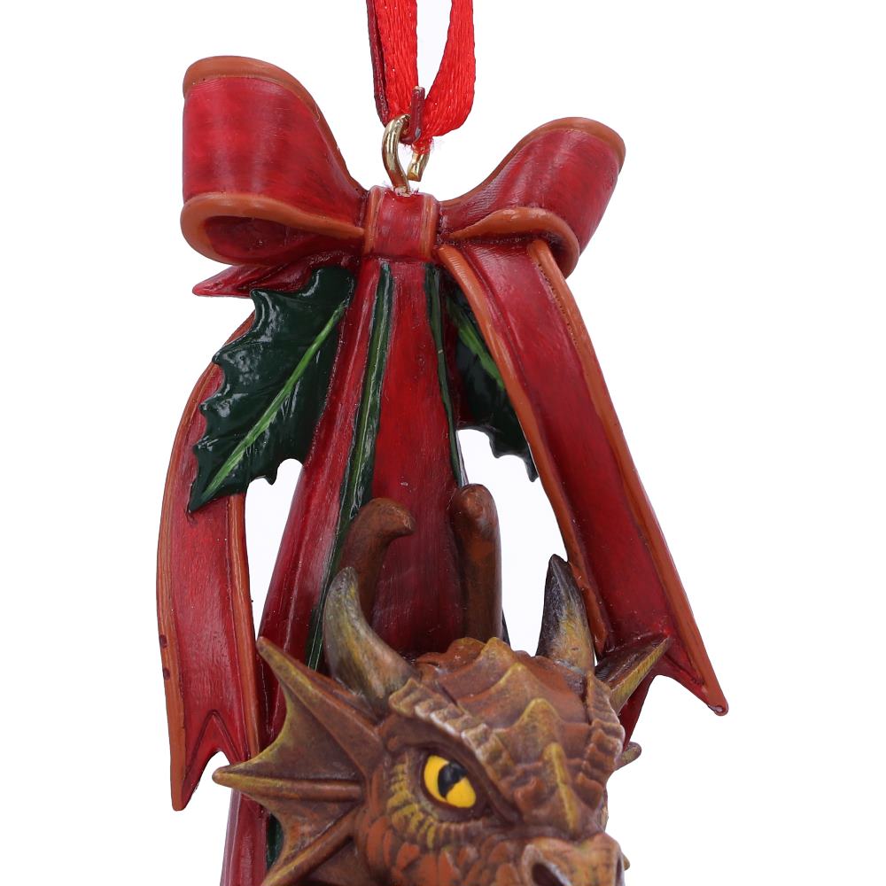 Dragon in Stocking hanging ornament