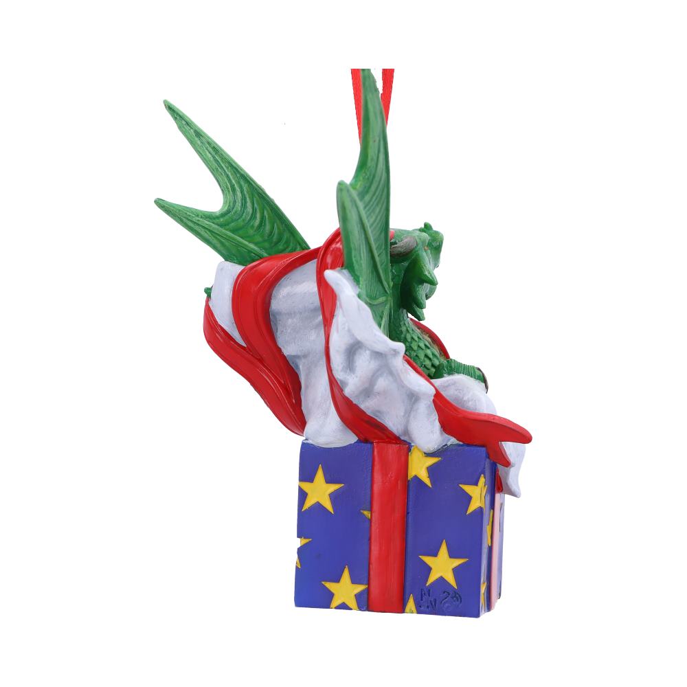 Dragon Present hanging ornament
