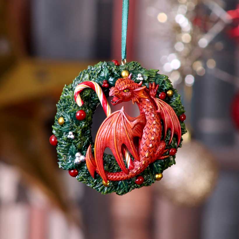 Dragon Wreath hanging ornament