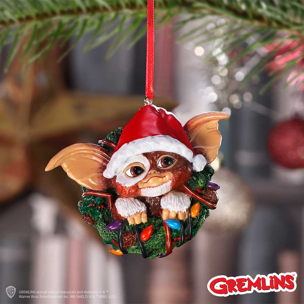 Gizmo Wreath hanging ornament