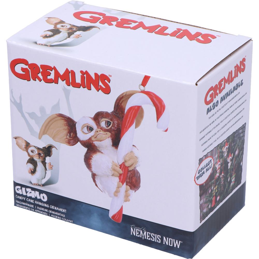 Gizmo Candy Cane hanging ornament