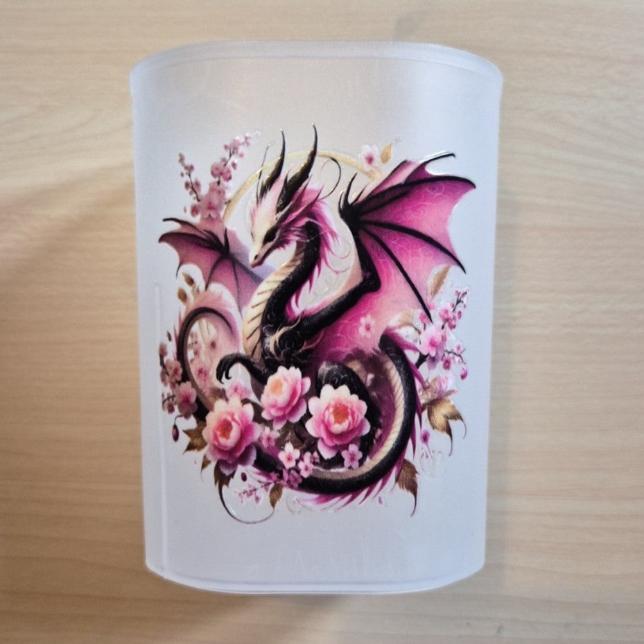 Pink Dragon with Pink Flowers
