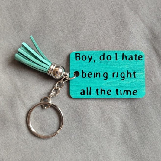 Hate being right....Keyring