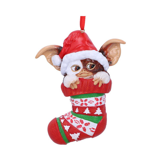 Gizmo in Stocking hanging ornament